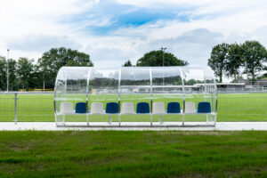 dug out voetbalveld